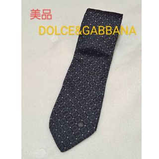 DOLCE&GABBANA - 美品 DOLCE&GABBANA ネクタイ　DG柄 最高級シルク