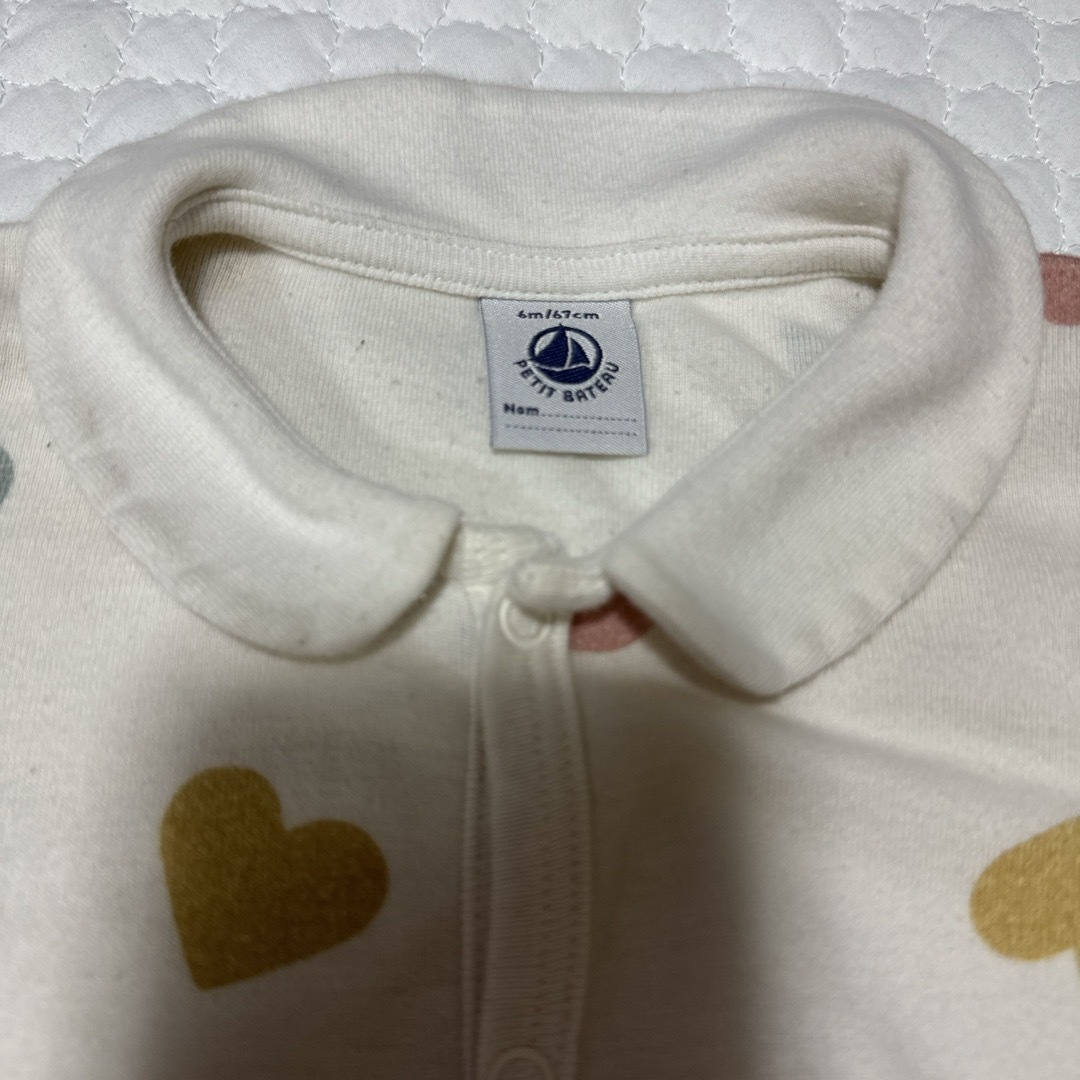 PETIT BATEAU(プチバトー)のperit bateau ロンパース キッズ/ベビー/マタニティのベビー服(~85cm)(ロンパース)の商品写真