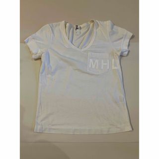 エムエイチエル(MHL.)のエムエイチエル Tシャツ Ⅱ コットン Vネック(Tシャツ(半袖/袖なし))