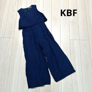 KBF - 【KBF】デニム風オールインワン ワンサイズ