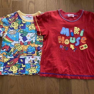 ミキハウス(mikihouse)のミキハウス　Tシャツ　2枚セット(Tシャツ/カットソー)