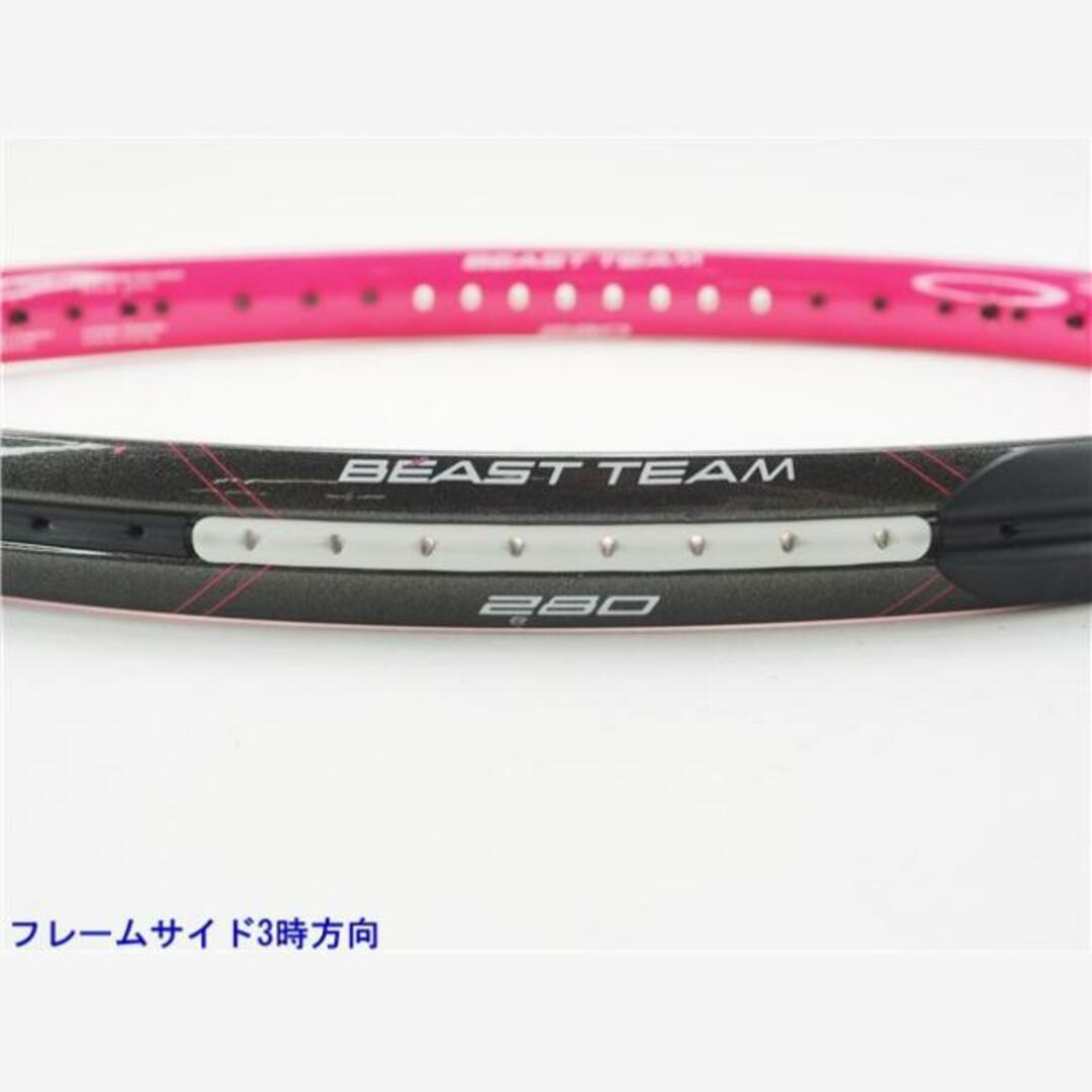 Prince(プリンス)の中古 テニスラケット プリンス ビースト チーム 100 2018年モデル (G2)PRINCE BEAST TEAM 100 (280g) 2018 スポーツ/アウトドアのテニス(ラケット)の商品写真