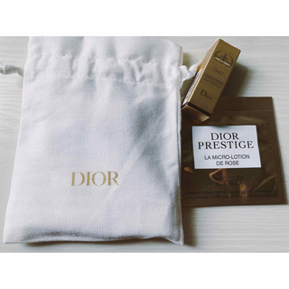 Christian Dior - Dior ディオール　プレステージ　薬用美容液　5ml  化粧水　巾着3点セット