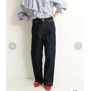 『SLOBE IENA』LE DENIM バギーパンツ