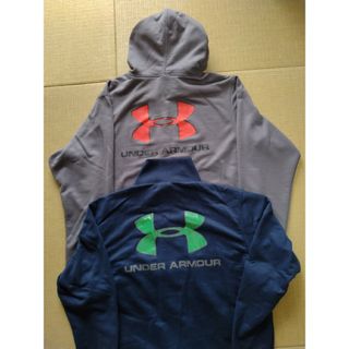 アンダーアーマー(UNDER ARMOUR)の【2着】アンダーアーマーフルジップパーカー＆フルジップトレーナー セット XL(パーカー)