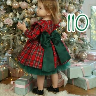 110 クリスマス　ワンピース　ベビードレス　キッズドレス(ドレス/フォーマル)