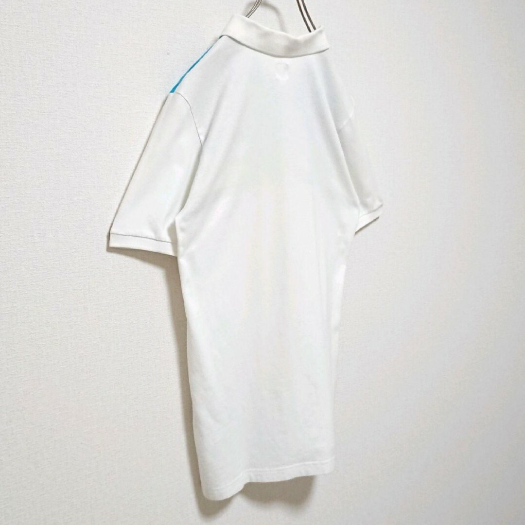 adidas(アディダス)のアディダス フロント トレフォイル 刺繍 ロゴ 半袖 ポロシャツ メンズのトップス(ポロシャツ)の商品写真
