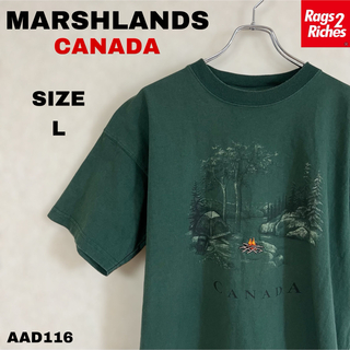MARSHLANDS CANADA アウトドアTシャツ (カナダ製)(Tシャツ/カットソー(半袖/袖なし))