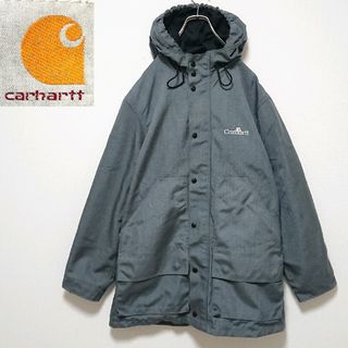 カーハート(carhartt)のカーハート 刺繍 ロゴ USA製 ジップアップ フーディー ジャケット(ブルゾン)