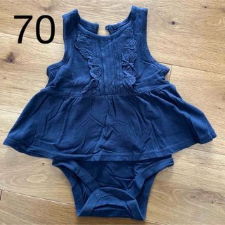 ベビーギャップ(babyGAP)のbaby  gap ロンパース 70 女の子(ロンパース)