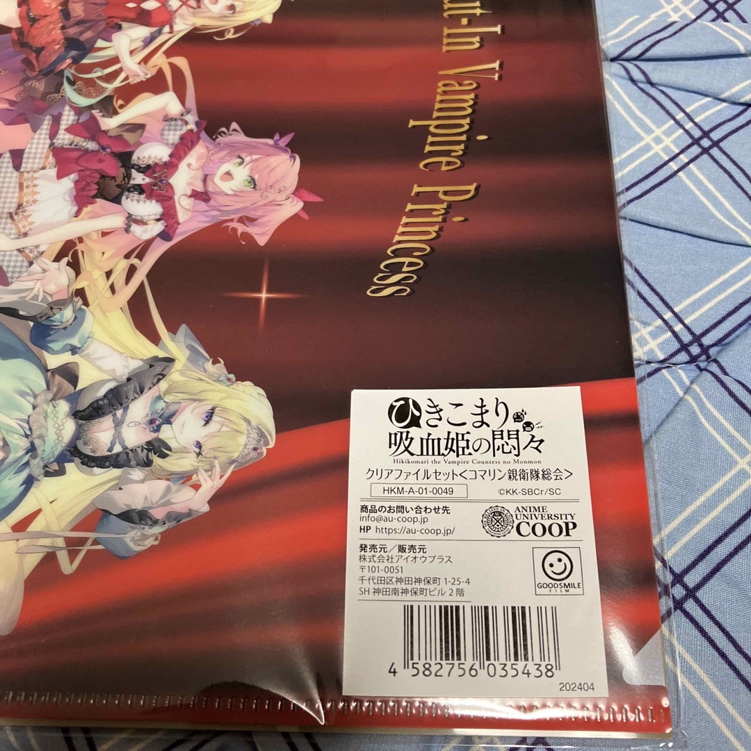 新品・未開封　ひきこまり吸血姫の悶々  クリアファイルセット エンタメ/ホビーのアニメグッズ(クリアファイル)の商品写真