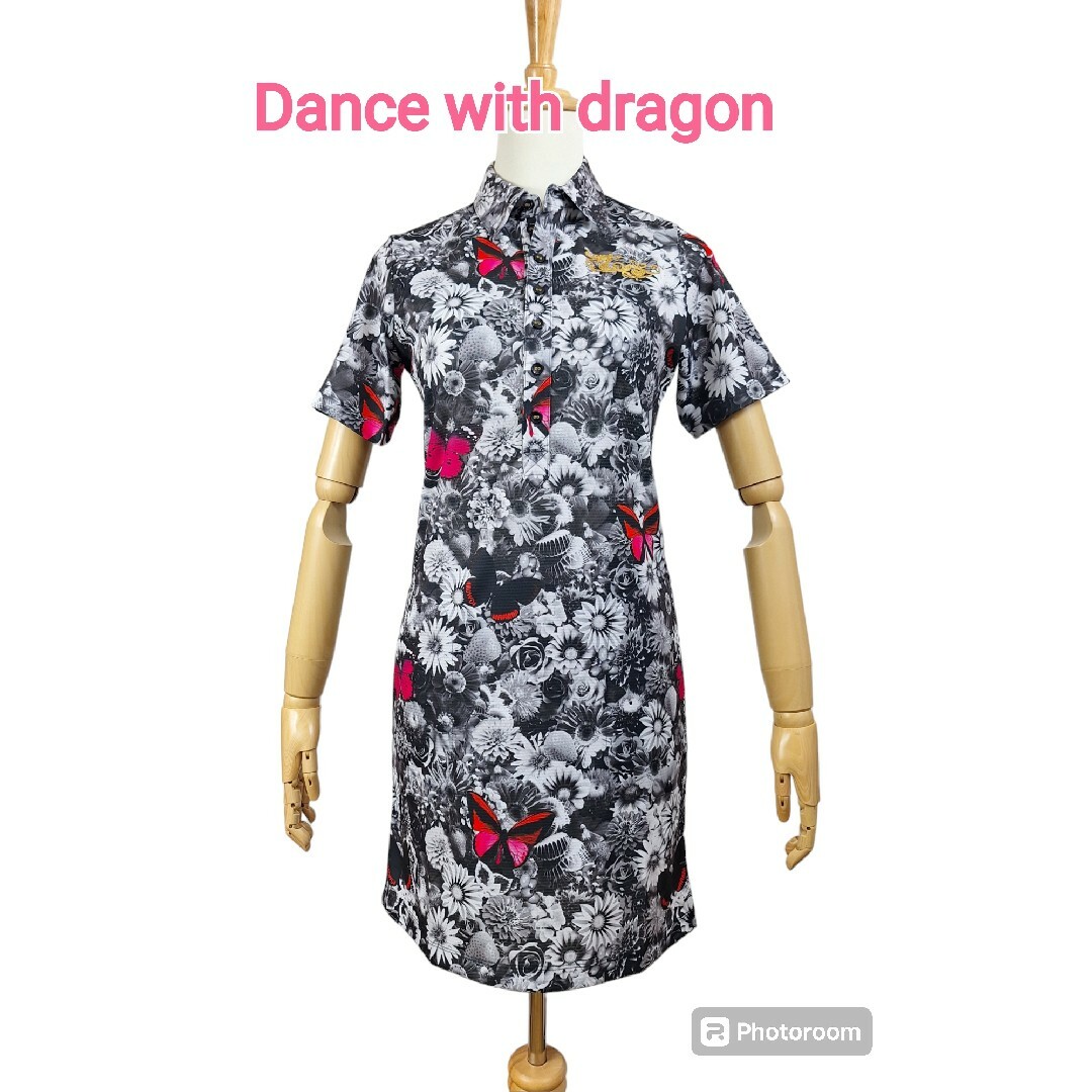 Dance With Dragon(ダンスウィズドラゴン)の美品　Dance with Dragon ゴルフワンピース スポーツ/アウトドアのゴルフ(ウエア)の商品写真