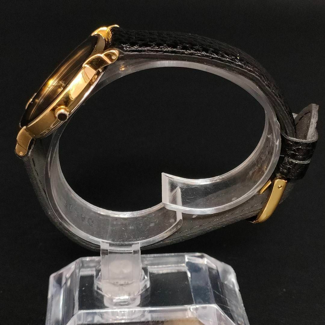SEIKO(セイコー)の極美品【稼働品】SEIKOセイコードルチェ　ブラック　ゴールド　レザー　クォーツ メンズの時計(腕時計(アナログ))の商品写真