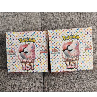 ポケモン(ポケモン)のポケモンカード151　2BOX　シュリンク無し　ペリペリ付き(Box/デッキ/パック)