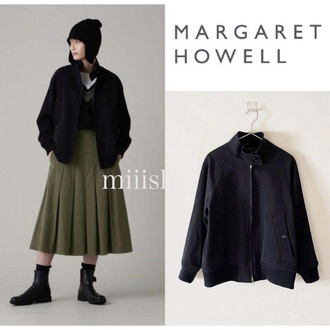 MARGARET HOWELL(マーガレットハウエル)の未使用 2023 マーガレットハウエル 新型ドリズラージャケット 8.8万 レディースのジャケット/アウター(ブルゾン)の商品写真