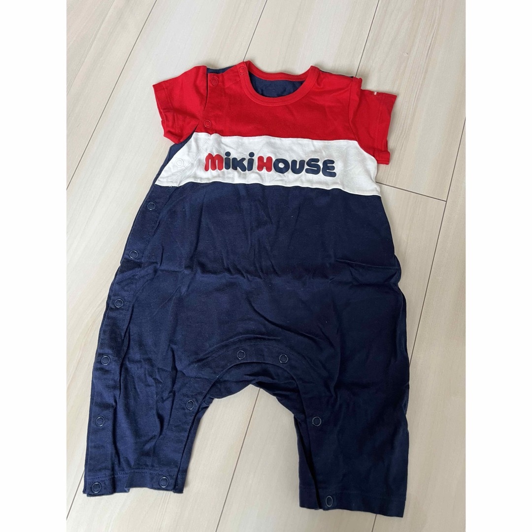 mikihouse(ミキハウス)のミキハウス　ロンパース　80センチ キッズ/ベビー/マタニティのベビー服(~85cm)(ロンパース)の商品写真