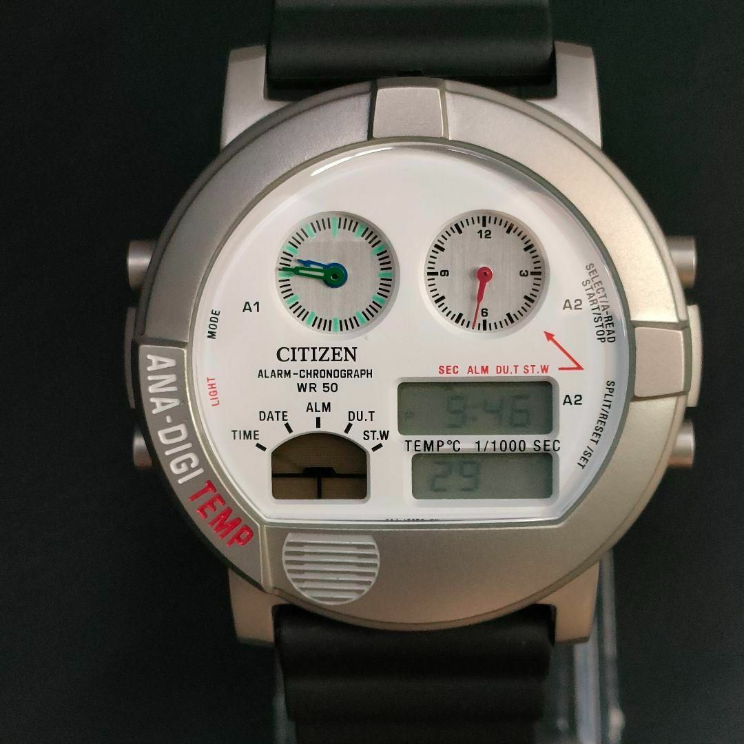 CITIZEN - 極美品【稼働品】CITIZEN シチズン アナデジテンプ CITIZEN - 極美品【稼働品】CITIZEN シチズン アナデジテンプ