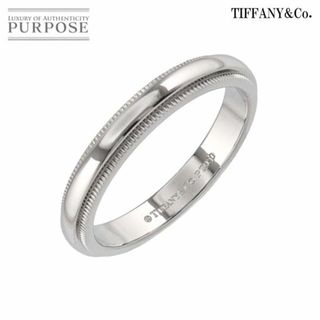 ティファニー(Tiffany & Co.)のティファニー TIFFANY&CO. ミルグレイン 15号 リング 幅3mm Pt プラチナ 指輪 VLP 90197402(リング(指輪))