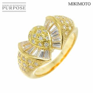 ミキモト(MIKIMOTO)のミキモト MIKIMOTO 14号 リング ダイヤ 1.20ct K18 YG イエローゴールド 750 指輪 VLP 90224293(リング(指輪))