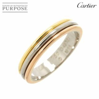 カルティエ(Cartier)のカルティエ Cartier ヴァンドーム #48 リング K18 YG WG PG スリーゴールド 3カラー 750 指輪 VLP 90226461(リング(指輪))