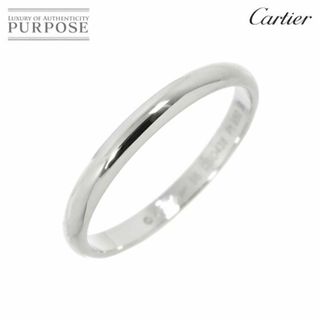 カルティエ(Cartier)のカルティエ Cartier 1895 クラシック バンド #56 リング 幅2.5mm Pt プラチナ 指輪【証明書付き】 VLP 90227376(リング(指輪))