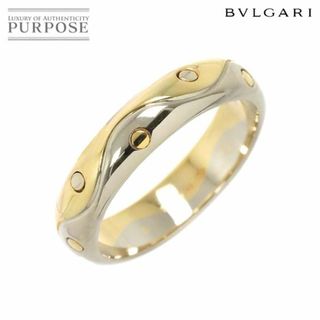 ブルガリ(BVLGARI)のブルガリ BVLGARI オンダ 20号 リング K18 YG WG イエロー ホワイト ゴールド 750 コンビ ウェーブ 指輪 VLP 90227399(リング(指輪))