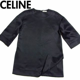 セリーヌ(celine)のセリーヌ フィービー期 シルク ウール チュニック ワンピース トップス 38(チュニック)