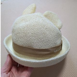 テータテート(tete a tete)の耳つき　帽子　夏用　48センチ(帽子)