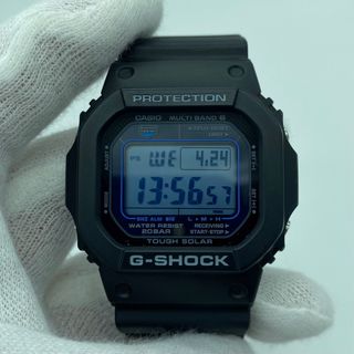 CASIO G-SHOCK GW-M5610U 電波ソーラー ブルー 美品(腕時計(デジタル))