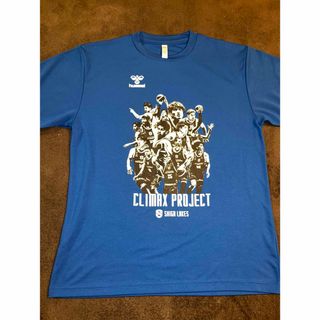 ヒュンメル(hummel)の滋賀レイクス 限定Tシャツ　クライマックスプロジェクト（チラシ付き）(バスケットボール)