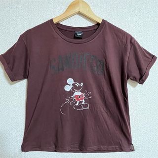 alicia pageboy 　フリー　ディズニー　ミッキー　Tシャツ　　　a1(カットソー(半袖/袖なし))