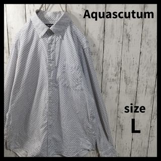 アクアスキュータム(AQUA SCUTUM)の【Aquascutum】Patterned Dress Shirt　D563(シャツ)