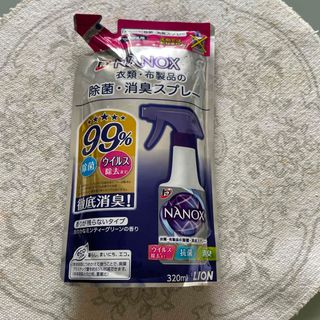 トップ NANOX 衣類・布製品の除菌・消臭スプレー つめかえ用 320ml(日用品/生活雑貨)