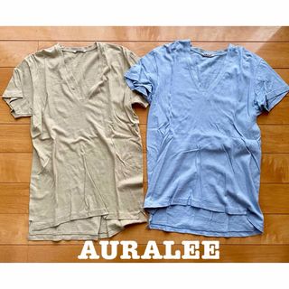 オーラリー(AURALEE)のAuralee VネックTシャツ 2色セット アローズ ロンハーマン イエナ(Tシャツ(半袖/袖なし))