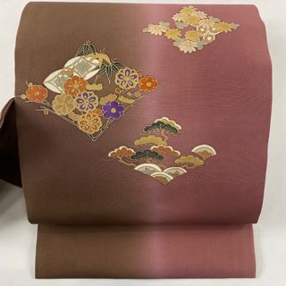 名古屋帯 秀品 正絹 【中古】(帯)