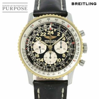 ブライトリング(BREITLING)のブライトリング BREITLING ナビタイマー コスモノート コンビ B12019 クロノグラフ メンズ 腕時計 ブラック YG 手巻き Navitimer VLP 90230808(腕時計(アナログ))