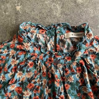 72 WCLOSET ダブルクローゼット 花柄 ブラウス シャツ トップス