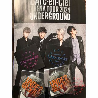 ラルクアンシエル(L'Arc～en～Ciel)のラルク　2024ライブグッズ アンダーグラウンド　hyde ラルくじ　缶バッジ(ミュージシャン)