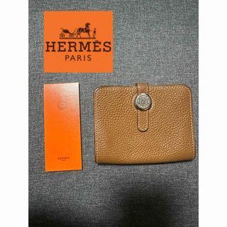 エルメス(Hermes)の【 24時間以内発送 】エルメス ドゴン エトープ エトゥープ シルバー金具(コインケース/小銭入れ)