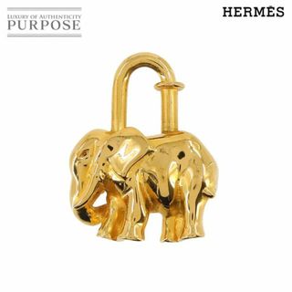 エルメス(Hermes)のエルメス HERMES カデナ チャーム Elephant エレファント 象 ゴールド アクセサリー VLP 90232003(チャーム)