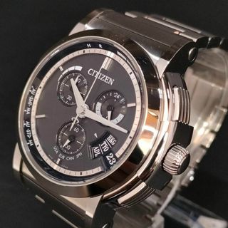 シチズン(CITIZEN)の極美品【稼働品】CITIZENシチズンSeries8　ブラックシルバー　ソーラー(腕時計(アナログ))