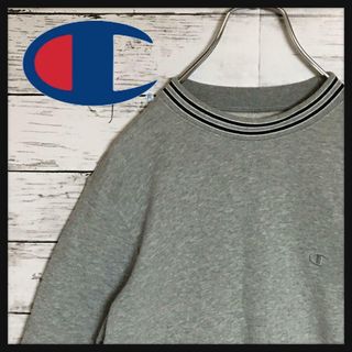 チャンピオン(Champion)の【人気デザイン】チャンピオン　長袖スウェット　銀ロゴ刺繍有り　人気S C56(スウェット)