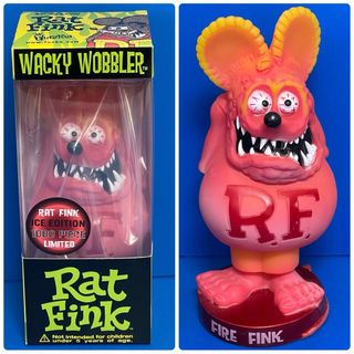 ファンコ(FUNKO)のFUNKO  Rat Fink ボビングヘッド フィギュア FIRE 新品 R(アメコミ)