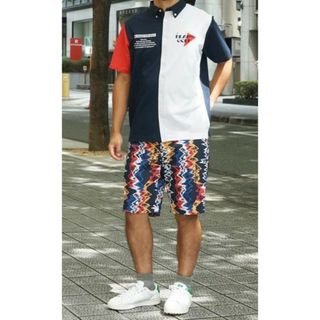 【未使用】ビームスゴルフ BEAMS GOLF メンフィス柄 ショーツ L(ショートパンツ)