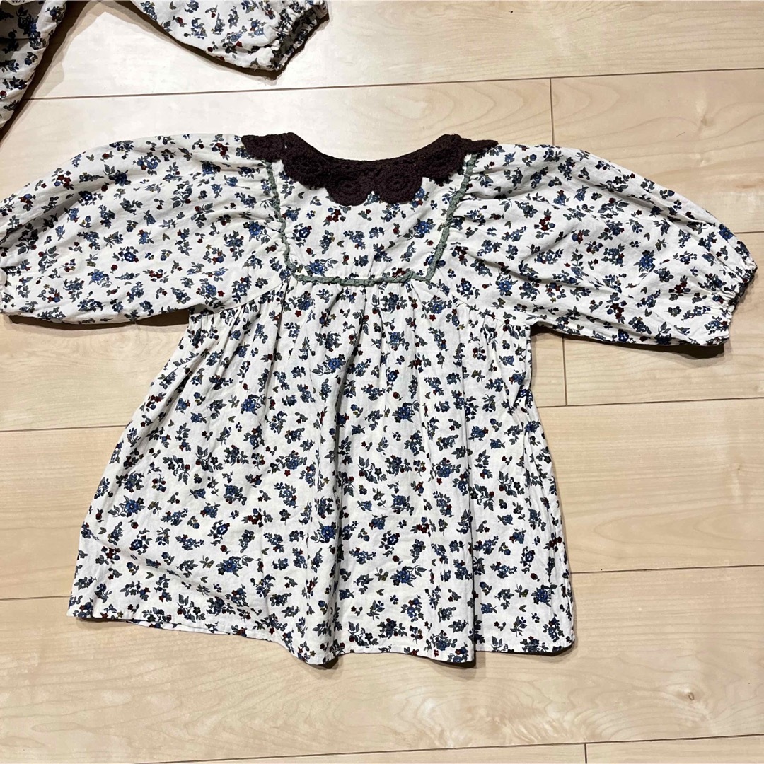 バースデイ(バースデイ)のjuo ワンピース 姉妹 お揃い 90 100 キッズ/ベビー/マタニティのキッズ服女の子用(90cm~)(ワンピース)の商品写真