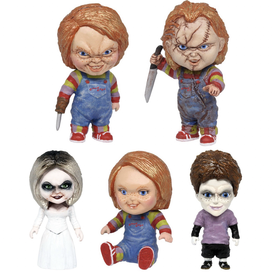 CHUCKY チャッキー プラプラ マスコット5種 シークレット無 ✖️ ガチャ エンタメ/ホビーのフィギュア(SF/ファンタジー/ホラー)の商品写真