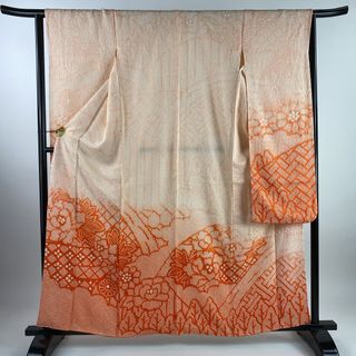 振袖 身丈160.5cm 裄丈64cm 正絹 秀品 【中古】(着物)