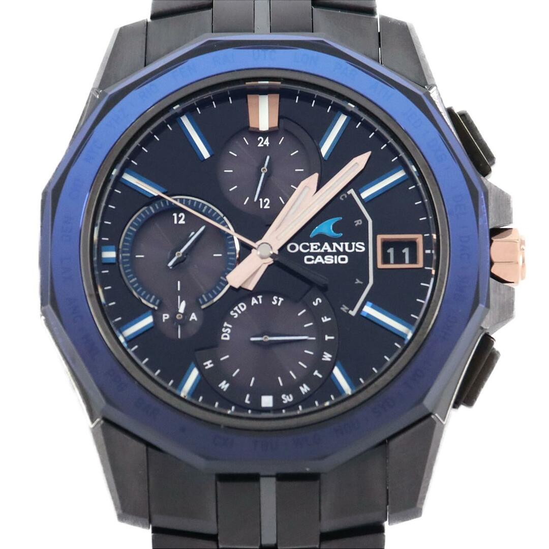 CASIO(カシオ)のカシオ オシアナス 電波時計 OCW-S6000B-1AJF TI ソーラークォーツ メンズの時計(腕時計(デジタル))の商品写真