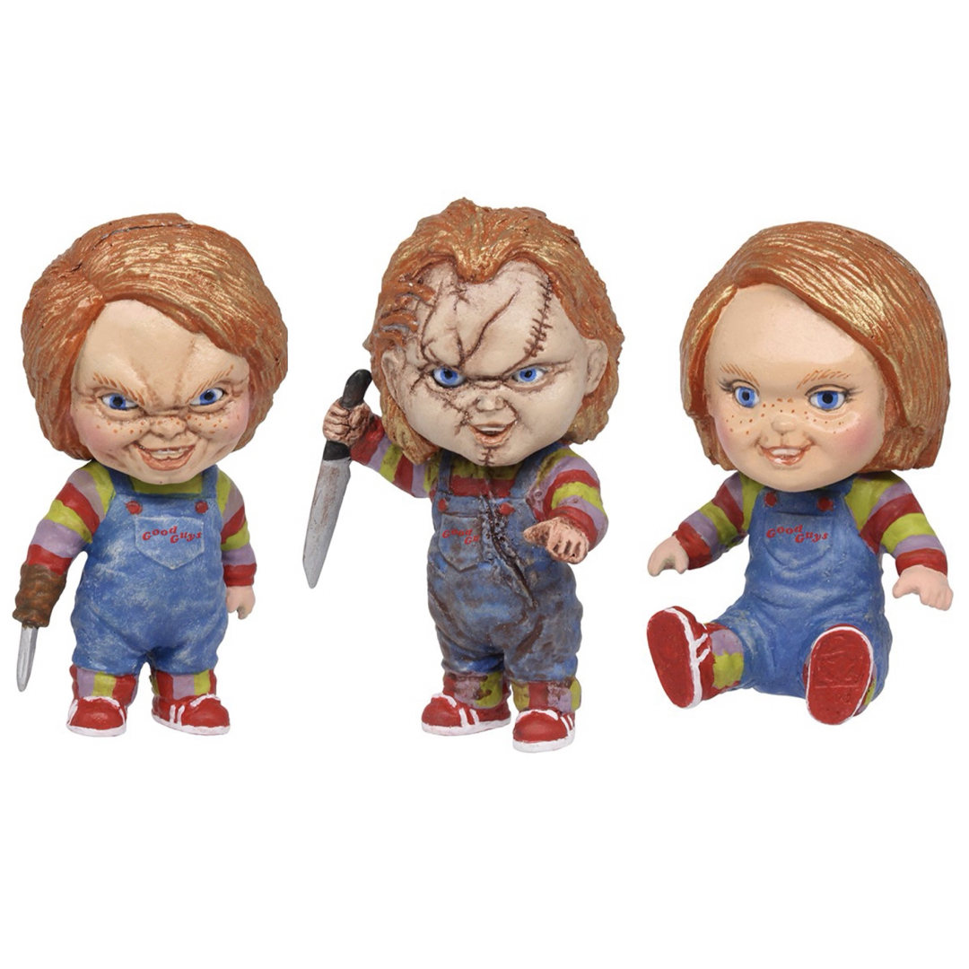 CHUCKY チャッキー プラプラ マスコット３種 シークレット無 ✖️ ガチャ エンタメ/ホビーのフィギュア(SF/ファンタジー/ホラー)の商品写真