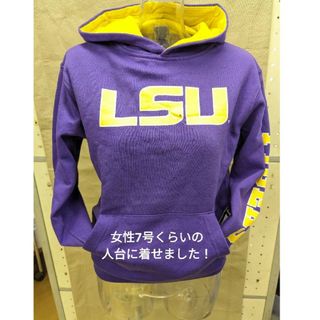 《タグ付き未使用品》NCAA LSU TIGERS フードパーカー(パーカー)